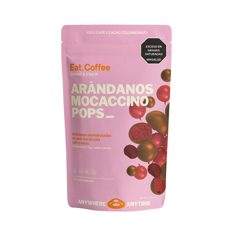 Arándanos Mocaccino Pops x 75 gr - Seleccionamos los arándanos deshidratados más jugosos y los